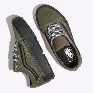 Vans Bayan Spor Ayakkabı 90s Retro Old Skool Lug Platform Mor/Beyaz | 35499-747